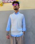 Gilet In Maglia Scollo V