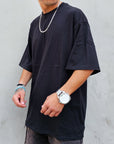 T-shirt Basic OVERSIZE Bianca Nera