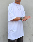 T-shirt Basic OVERSIZE Bianca Nera