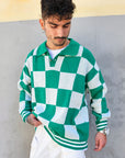 Polo Maglione a Scacchi Mod Lv