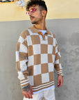 Polo Maglione a Scacchi Mod Lv