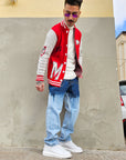 Jeans Baggy Bicolor Blue