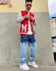 Jeans Baggy Bicolor Blue
