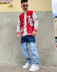 Jeans Baggy Bicolor Blue