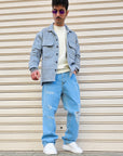 Jeans Baggy Basic Rotture