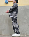 Completo Baggy Jeans Laserizzato Slavato