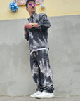 Completo Baggy Jeans Laserizzato Slavato
