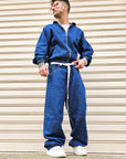Completo Jeans American Baggy Crop
