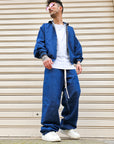 Completo Jeans American Baggy Crop