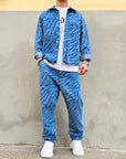 Completo Jeans Zebrato