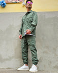 Completo Camicia Cargo Verde