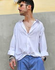 Camicia Oversize In Viscosa