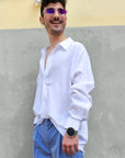 Camicia Oversize In Viscosa