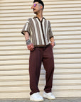 Camicia Traforata Testa di moro