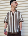 Camicia Traforata Testa di moro