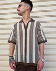 Camicia Traforata Testa di moro