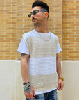 Gilet Smanicato Traforato Bicolore