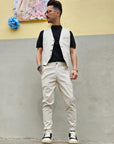 Completo Gilet Beige