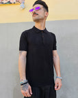 Polo Basic in Filo 3 Bottoni