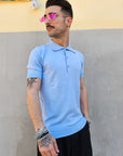 Polo Basic in Filo 3 Bottoni