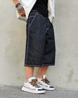 Bermuda Jeans Baggy Black