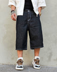 Bermuda Jeans Baggy Black