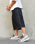 Bermuda Jeans Baggy Black