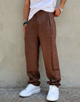 Pantalone Baggy Fit In Lino