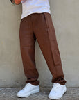 Pantalone Baggy Fit In Lino