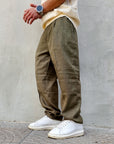 Pantalone Baggy Fit In Lino