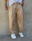 Pantalone Baggy Fit In Lino