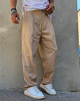 Pantalone Baggy Fit In Lino