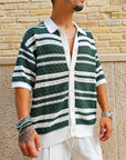 Camicia Traforata Bicolor