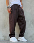 Pantalone Elegante Invernale Baggy Fit