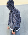 Giubbino Bomber Pelliccia Reversibile
