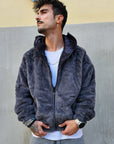 Giubbino Bomber Pelliccia Reversibile