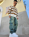 Maglione Rigato Lana