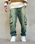 Jeans Cargo Multipocket Sabbiato