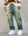 Jeans Cargo Multipocket Sabbiato