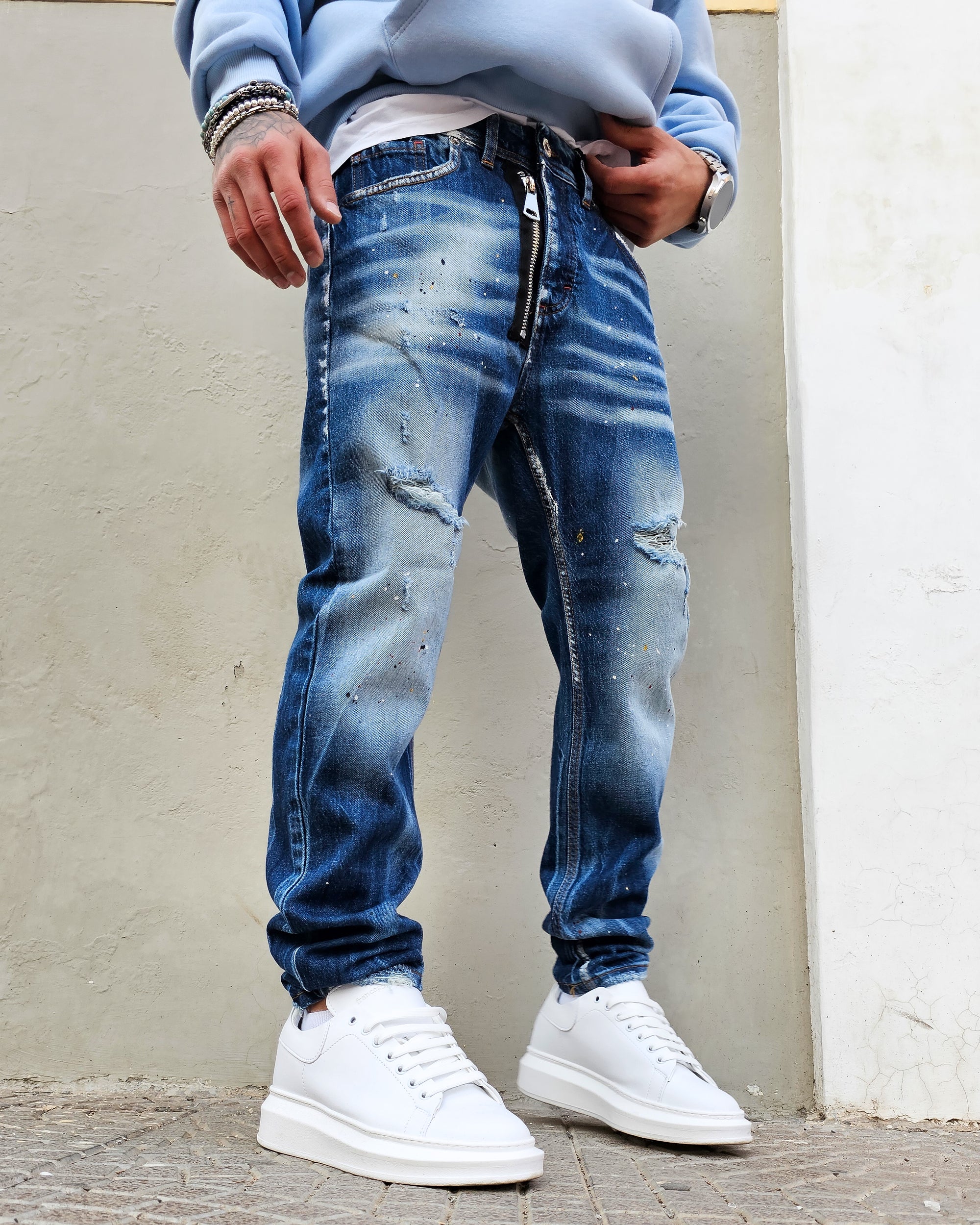 Jeans Mod Dsq Blue Skinny