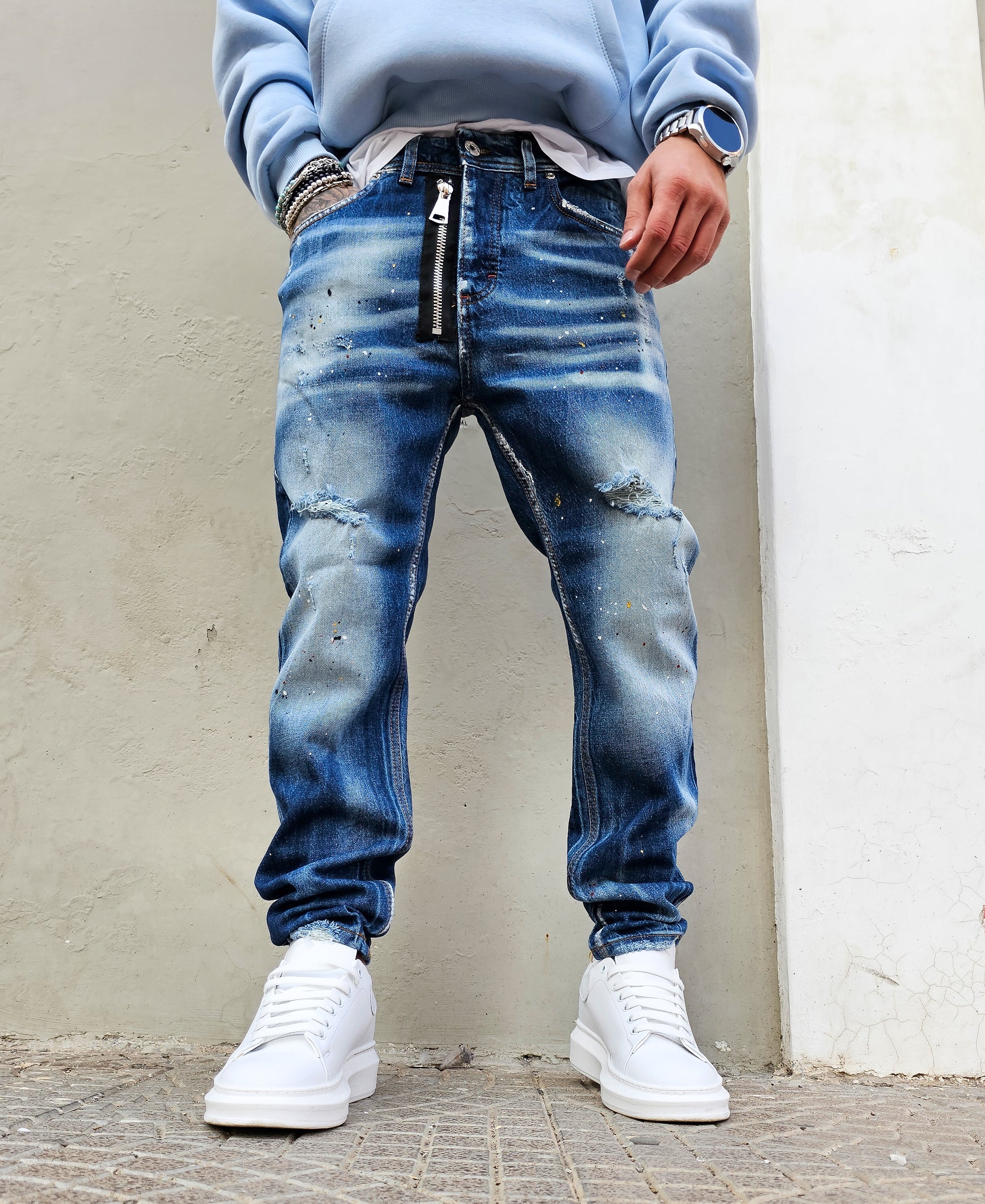 Jeans Mod Dsq Blue Skinny