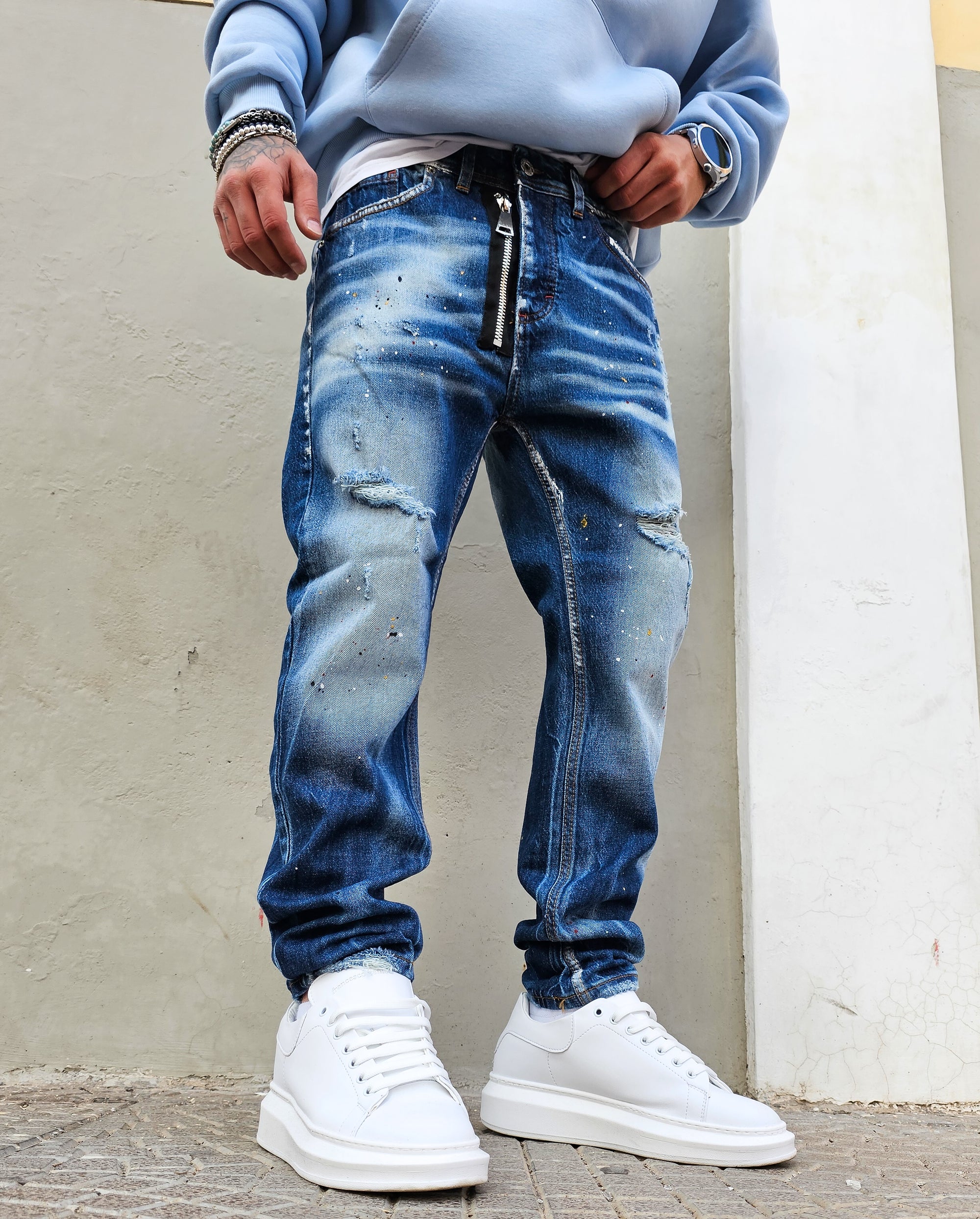 Jeans Mod Dsq Blue Skinny