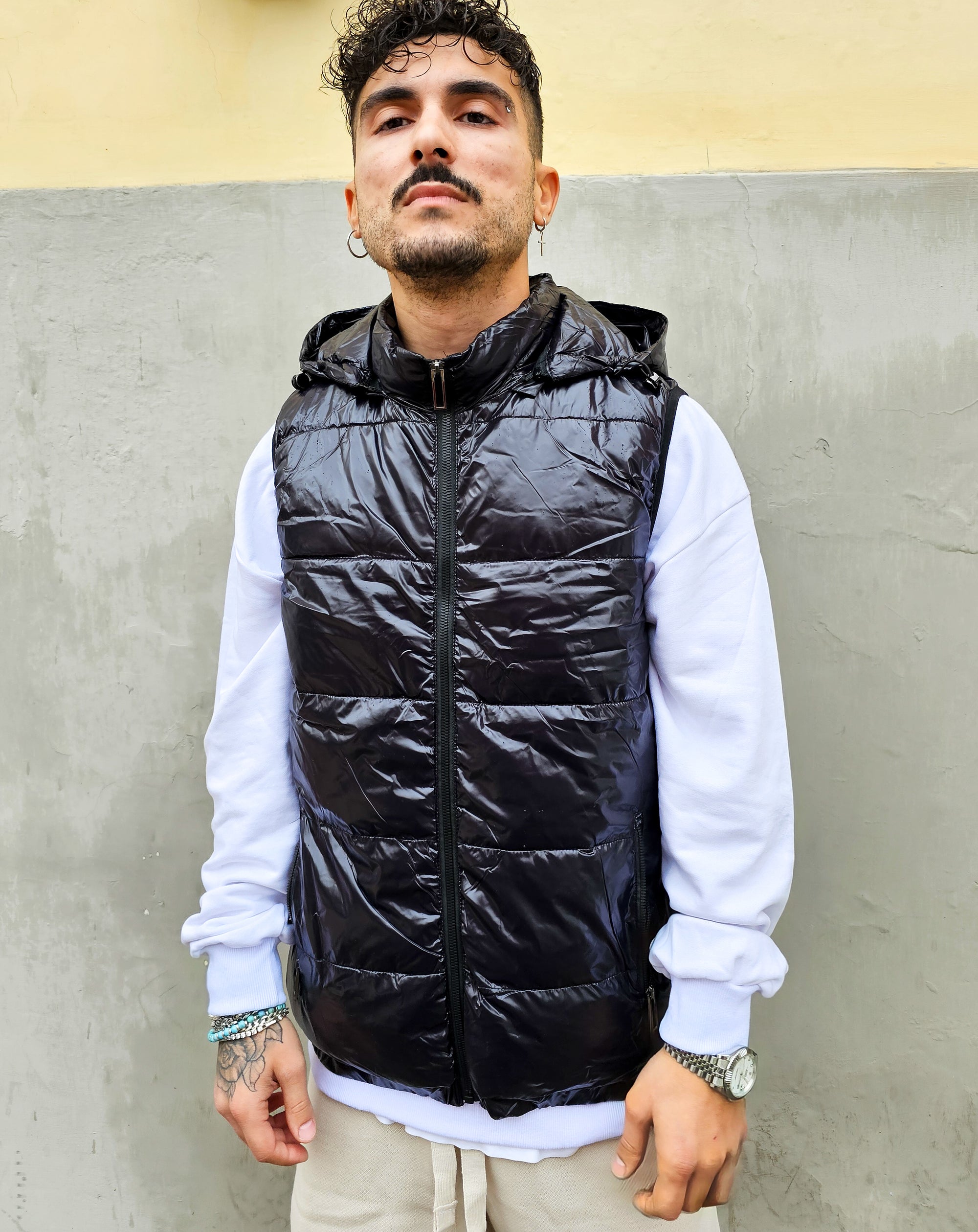 Gilet Smanicato Lucido