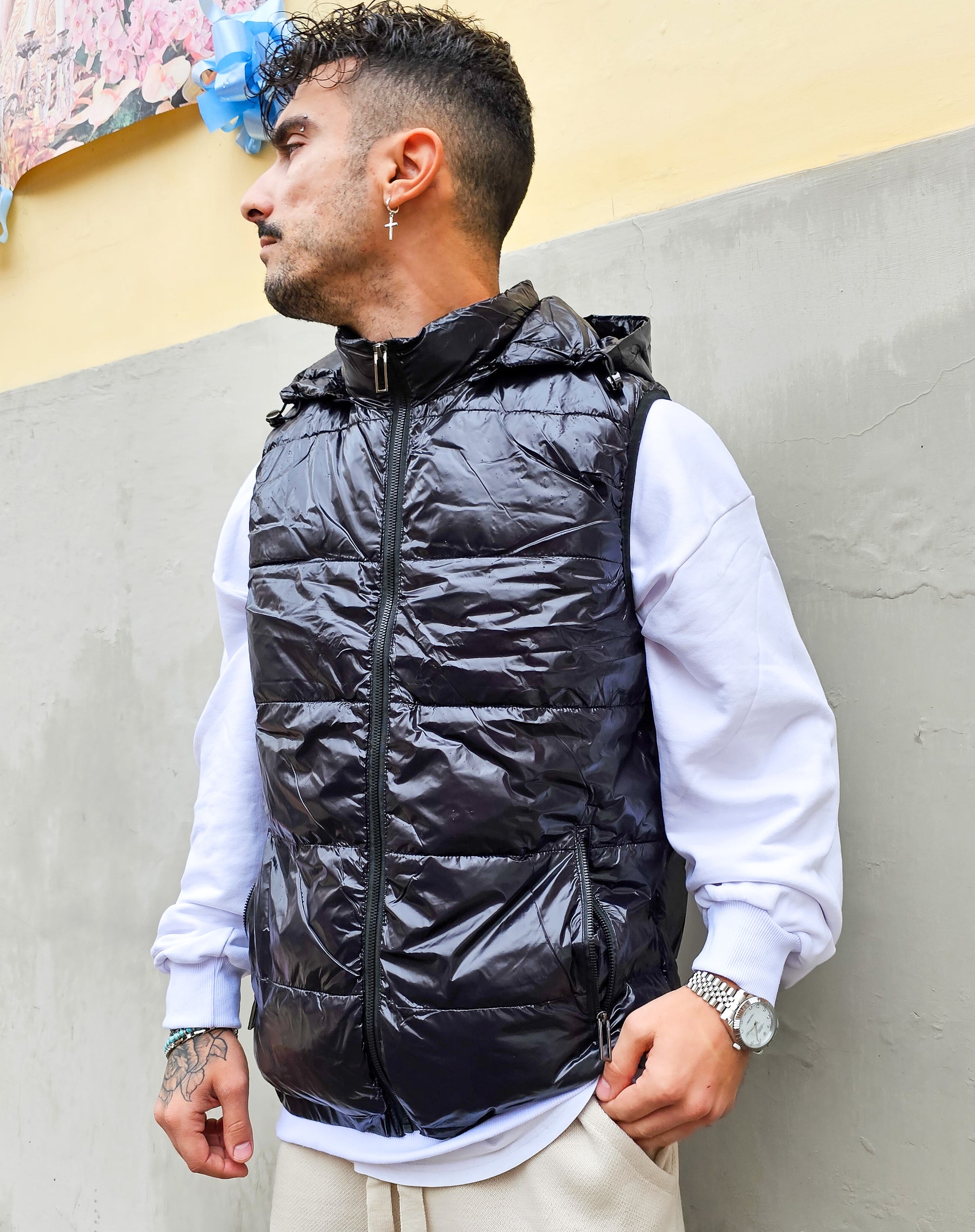 Gilet Smanicato Lucido