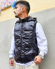 Gilet Smanicato Lucido
