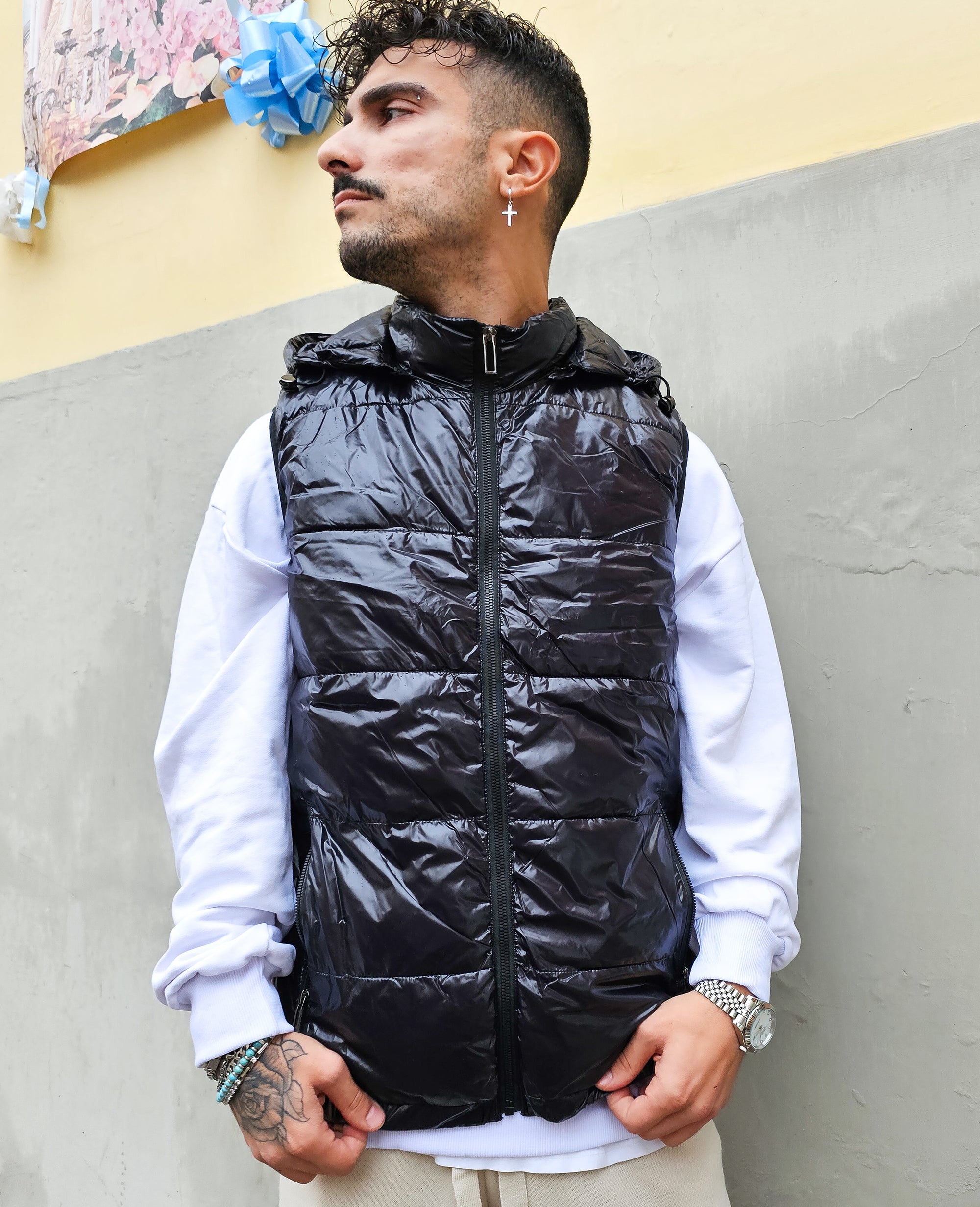 Gilet Smanicato Lucido