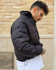 Giubbino Bomber Pelliccia Reversibile Crop