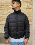 Giubbino Bomber Pelliccia Reversibile Crop