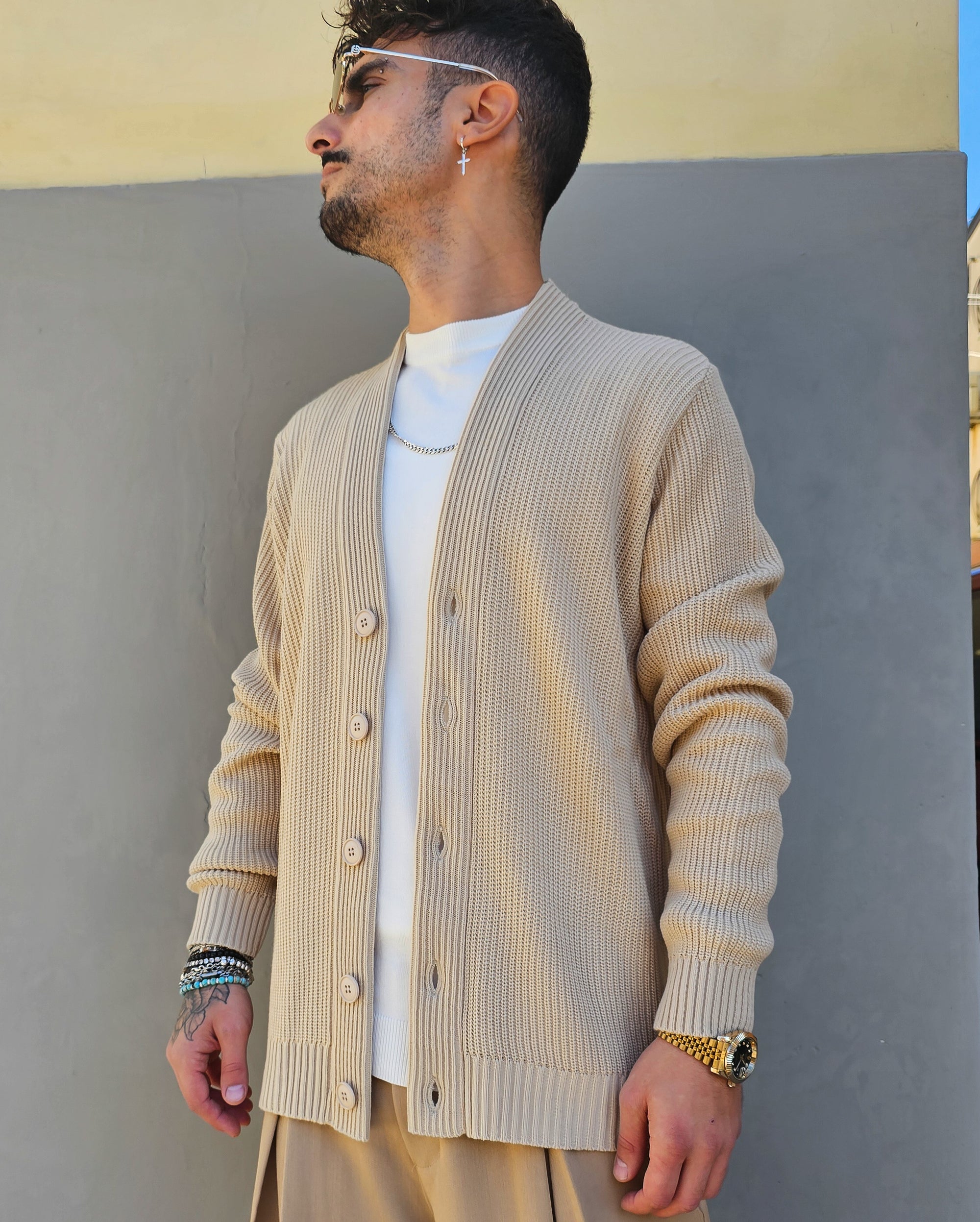 Cardigan Giacca in Lana
