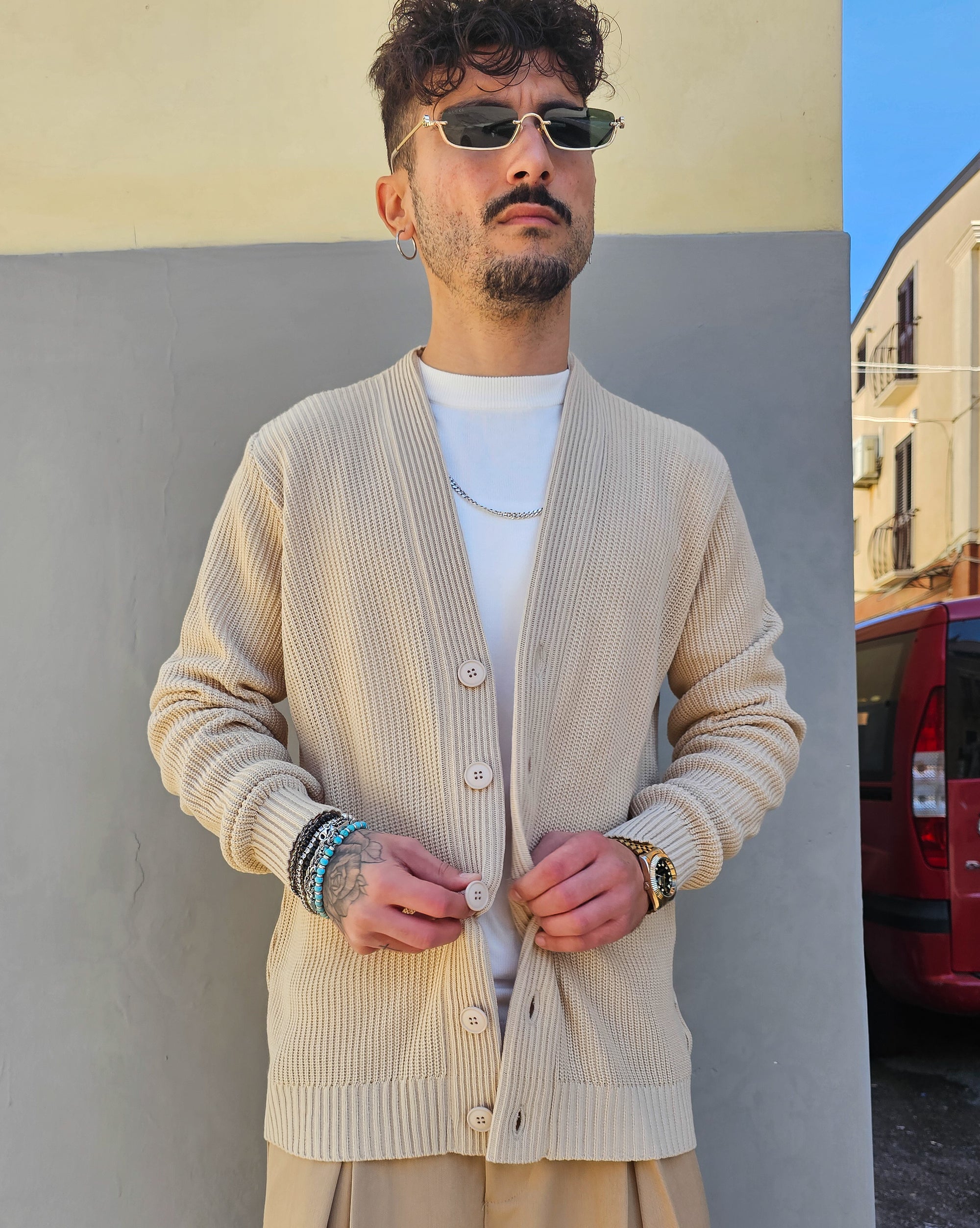 Cardigan Giacca in Lana